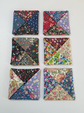 Load image into Gallery viewer, Quilted Coasters - Garden Flowers