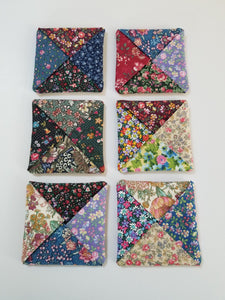 Quilted Coasters - Garden Flowers