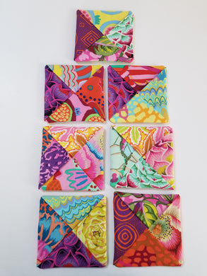 Quilted Coasters - Bright and Bold