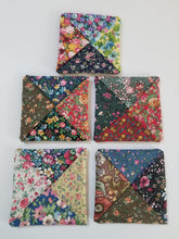 Load image into Gallery viewer, Quilted Coasters - Garden Flowers