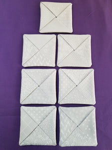 Quilted Coasters- Gray Tones