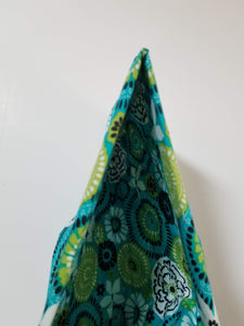 Snap Bag Medium - Aqua and Green