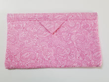 Load image into Gallery viewer, Snap Bag Large- Light Pink Paisley