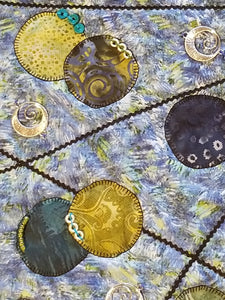 Art Quilt - Swirling Circles