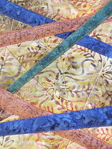 Art Quilt - Serenity Stripes