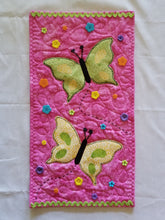 Load image into Gallery viewer, Wall Quilt for Kids- Butterflies and Buttons