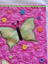 Load image into Gallery viewer, Wall Quilt for Kids- Butterflies and Buttons