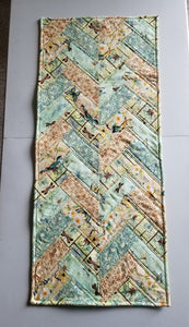 Table Runner - Yellow, Green, Blue Pastel Runner