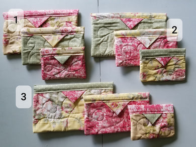 Snap Bag Set - Pastel Flowers