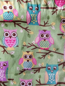 Drawstring Bags - Animal Collection -Owls - MEDIUM