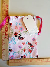 Load image into Gallery viewer, Drawstring Bags - Children&#39;s Collection - Pink Minnie Mouse - MEDIUM