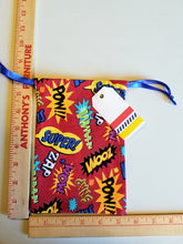 Load image into Gallery viewer, Drawstring Bags - Children&#39;s Collection - Superpower Words - MEDIUM