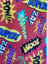 Load image into Gallery viewer, Drawstring Bags - Children&#39;s Collection - Superpower Words - MEDIUM