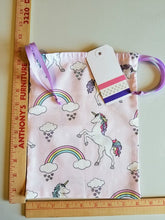 Load image into Gallery viewer, Drawstring Bags - Children&#39;s Collection - Pink Unicorn - LARGE