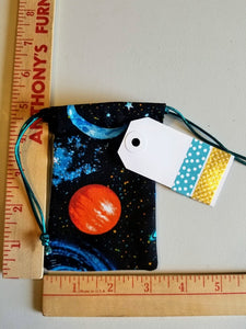 Drawstring Bags - Childrens Collection -Space- SMALL