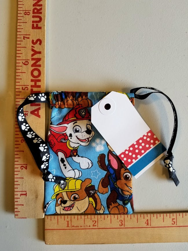 Drawstring Bags - Childrens Collection -Paw Patrol- SMALL