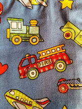 Load image into Gallery viewer, Drawstring Bags - Childrens Collection -Transportation- SMALL