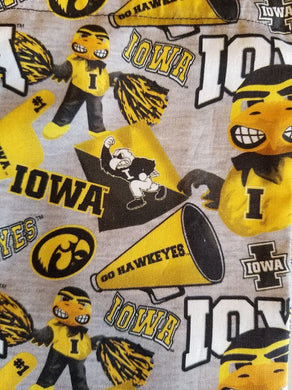 Drawstring Bags - Sports Collection - Hawkeyes - MEDIUM