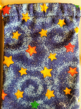 Load image into Gallery viewer, Drawstring Bags - All Occasion -Swirling Stars- SMALL